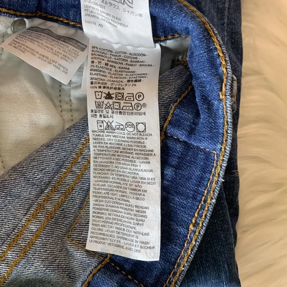 Levi’s 511 Slim Cut Off Shorts Size 30
